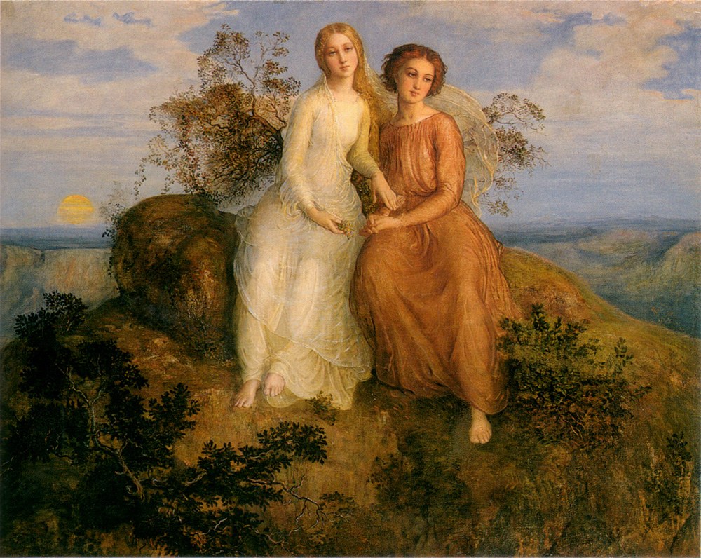 Anne-Francois-Louis Janmot Le Poeme de l'ame - Un Soir